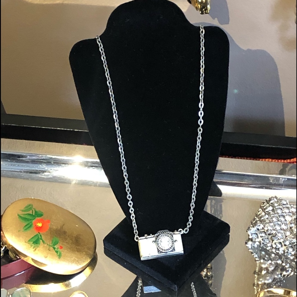 Vintage camera necklace